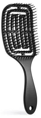 Imagen del producto de Cepillo para el cabello Brencco, sin frizz, para cabello rizado, profesional, con diseño curvo