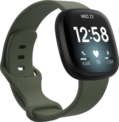Produktbild von imoshion Silikonband für das Fitbit Versa 4/ 3 / Sense (2) - Grün