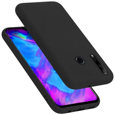 Produktbild von Cadorabo Schutzhülle für Honor 10i / 20i / 20 LITE / Huawei Enjoy 9S Hülle in Schwarz Handyhülle Case Cover TPU Etui