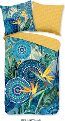 Produktbild von Duvet cover HIP 155x220 + 1* 80x80 cm - mandalas and strelitzia flowers