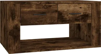 Produktbild von vidaXL Couchtisch Räuchereiche 80x50x40 cm Holzwerkstoff