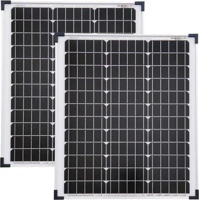 Immagine prodotto di 2 pannelli solari monocristallini da 50 Watt