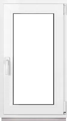 Obrázek produktu pro Framex sklepní okno Plastové okno bílé Šířka x výška 50 x 90 cm (500 x 900 mm) dvojité (32 mm) otočné/sklopné DIN pravé - Premium - všechny velikosti