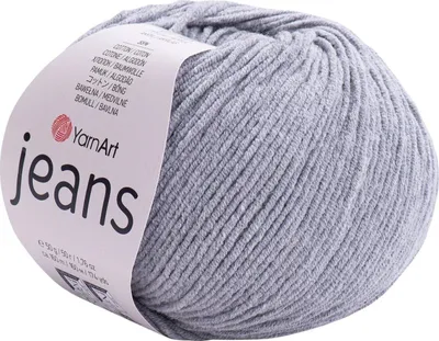 Zdjęcie produktu dla Yarn Art Jeans 46 Grey Przędza dziewiarska