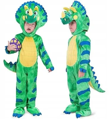 Produktbild von Triceratops Dinosaurier Kostüm für Jungen