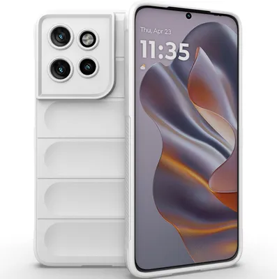 Image de Etui pour Motorola Edge 50 Neo Soft TPU Silicone Shockproof Protective Case White