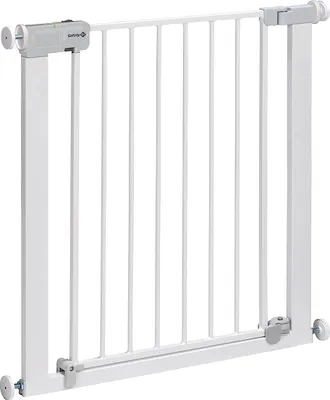 Produktbild von Ausschiebbares Sicherheitsgitter für Babys und Hunde - Auto Close Treppengitter für Öffnungen von 73 cm bis 136 cm