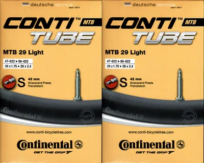 Produktbild von 2x Continental MTB 29 light 29er Schlauch 29 Zoll SV (47/62-622) SV 42mm