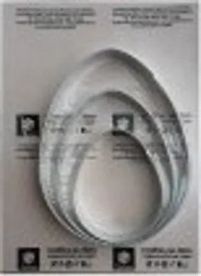 Produktbild von Ausstechformen/Ausstecher Set- große Eier 3stk Felcman Material:: Metal, Farbe:: Silber, Höhe:: 4,7cm