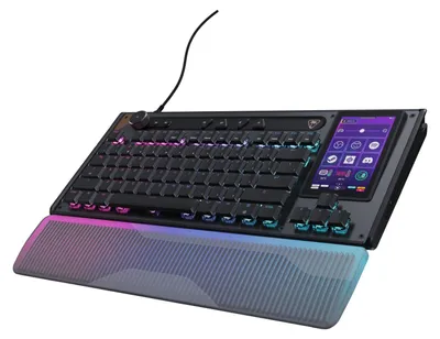 Zdjęcie produktu dla Turtle Beach Command Series KB7, Przewodowa, USB, Magnetyczny przełącznik kluczykowy, QWERTZ, RGB LED, Czarny, Szary