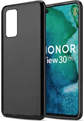 Produktbild von Cadorabo Hülle für Honor View 30 PRO Schutz Hülle in Schwarz Schutzhülle TPU Silikon Cover Etui Case