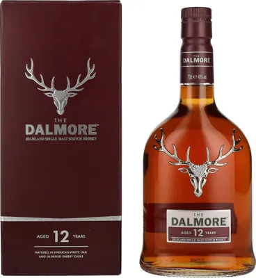 Image de The Dalmore 12 Years Old Highland Single Malt Scotch Whisky 40% Vol. 0,7l en boîte cadeau