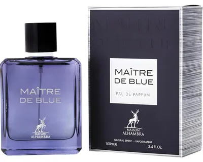 Imagen del producto de Maison Alhambra Maître de Blue Eau de Parfum Hombre 100 Ml | Perfume Árabe Original