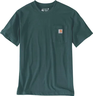 Produktbild von Carhartt K87 POCKET S/S T-SHIRT 103296, Farbe:greenstone, Größe:XS