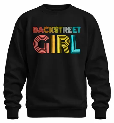Productafbeelding van Backstreet Boys-fan, sweatshirt/pullover, 90's boygroup, muziek, statement, sarcasme, zwart, maat M