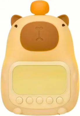 Obrázek produktu pro Budík Capybara noční světlo stolní časovač snooze LED USB