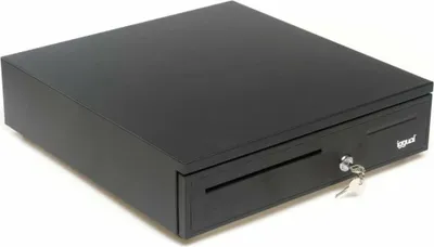 Produktbild von iggual IRON-50, Manuelle und automatische Geldschublade, Metall, Schwarz, 12 V, 420 mm, 405 mm