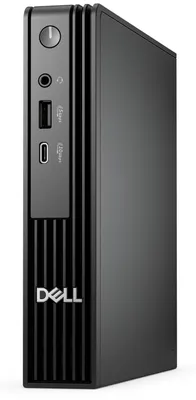 Produktbild von Dell Pro Micro QCM1255 - Micro - Ryzen 5 8500GE / 3.4 GHz - RAM 16 GB - SSD 512 GB - NVMe - Radeon 740M - 1GbE, Bluetooth, Wi-Fi 6 - WLAN: Bluetooth, 802.11a/b/g/n/ac/ax - Win 11 Pro - Monitor: keiner - Schwarz - BTS - mit 1 Jahr Basis Vor-Ort