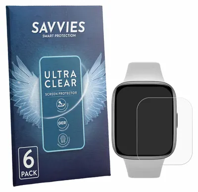 Produktbild von 6x Für Xiaomi Redmi Watch 3 Active Schutzfolie Savvies Displayschutz Display Schutz Folie Klar Transparent
