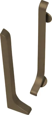 Obrázek produktu pro AP38 levá koncovka k soklové liště ACARA, hliník elox bronz, 40 mm, 2 ks