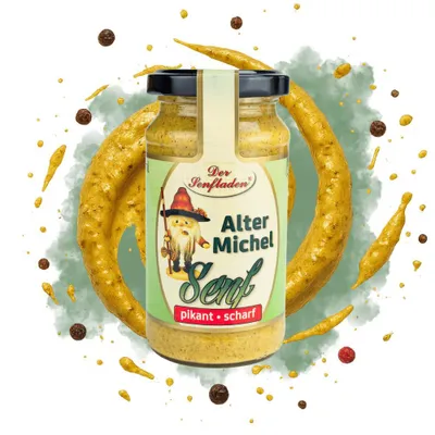 Produktbild von Alter Michel Senf, 200 ml
