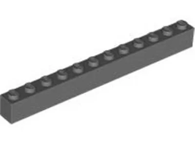 Produktbild von Lego® 250 Stück 6112 Stein Brick 1x12 Part Basic Steine 250 Dunkles  Bläuliches Grau
