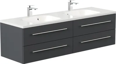 Produktbild von Badmöbel Waschplatz "Geant 160 cm" grafit
