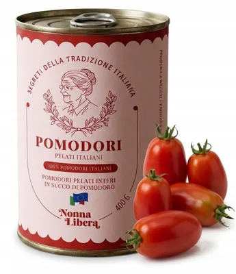 Produktbild von Geschälte Tomaten „Pomodori Pelati Italiani“ 400 g – Nonna Libera