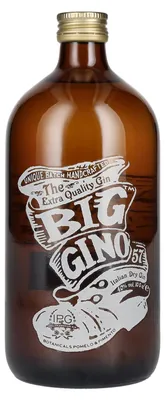 Produktbild von Big Gino Italian Dry Gin 1000ml 40% Vol.