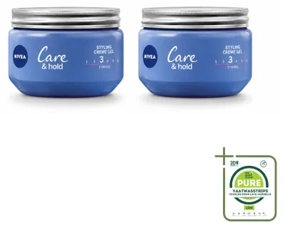 Image de 2 x Crème-gel coiffant NIVEA Care & Hold - 150 ml - Lot de 2