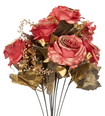 Produktbild von Clayre & Eef Kunstblume 50 cm Rot Kunststoff