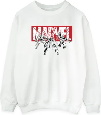 Produktbild von Marvel - Sweatshirt für Herren BI35263 (S) (Weiß)