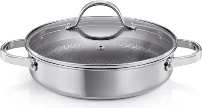 Obrázek produktu pro Tescoma Pánev hluboká SteelCRAFT s poklicí ø 24 cm, 2 úchyty