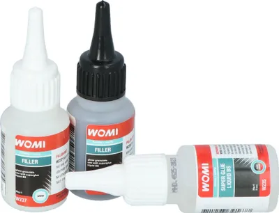 Produktbild von Womi 3-teiliges Sekundenkleber Filler set