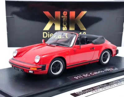 Produktbild von Porsche 911 SC Cabriolet (1983) - rot KK-Maßstab 1:18