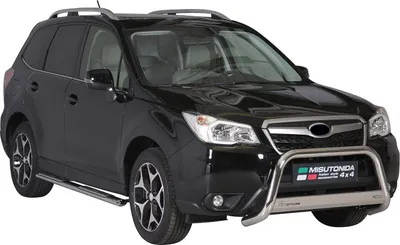 Zdjęcie produktu dla Progi boczne ze stali nierdzewnej do Subaru Forester 2013-2015 srebrne
