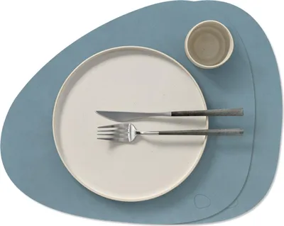 Image de Ensemble de sets de table LIND DNA - en cuir - Nupo - 44 x 37 cm - 2 pièces
