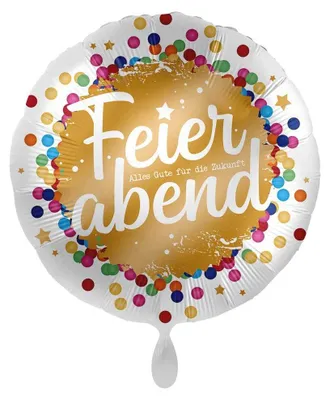 Produktbild von Feierabend Folienballon Konfetti 45cm