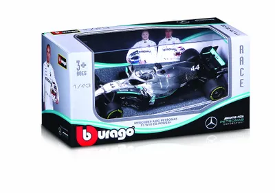 Immagine prodotto di Modello BBURAGO Mercedes AMG Petronas F1 44 Lewis Hamilton in scala 1:43