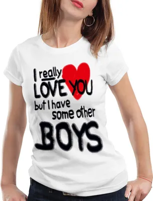 Produktbild von style3 I love you... T-Shirt Damen, Farbe:Weiß, Größe:2XL