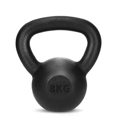 Produktbild von 4FIZJO Gusseiserne Kettlebell 8 kg, Trainingsgewicht für Kraft- und Functional-Training