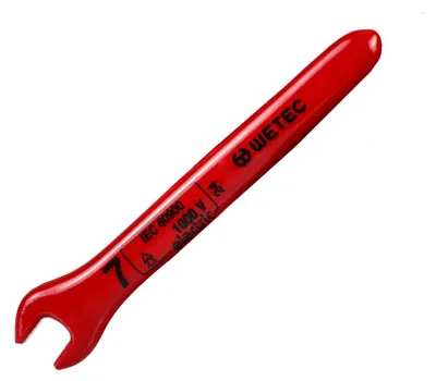 Obrázek produktu pro Otevřený klíč WETEC, DIN 7446, šířka přes plocho 7 mm, 1 000 V