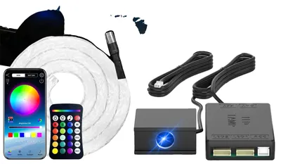 Image de Kit d'éclairage étoilé, télécommande, activation par le son, 300 pièces, longueur 1,5 mètre