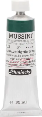 Produktbild von Schmincke 35ml MUSSINI Chromoxidgruen feurig Öl 10 512 009