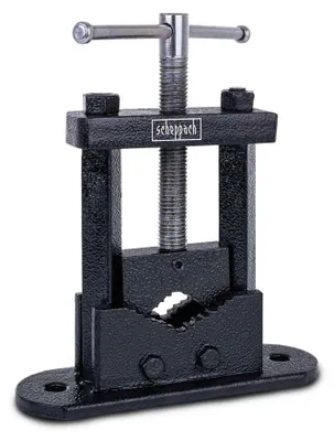 Produktbild von SCHEPPACH Rohrschraubstock SPV50 Schraubstock 75 mm Spannweite Rohre bis 65mm