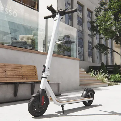 Produktbild von Elektrická kolobežka 700 W Escooter s APP a Bluetooth Scooter Skladacia hliníková kolobežka E-Scooter - biela
