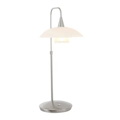 Image de Steinhauer - lampe de table - Tallerken - acier - verre métal - lampe de bureau - G9 - 2657ST