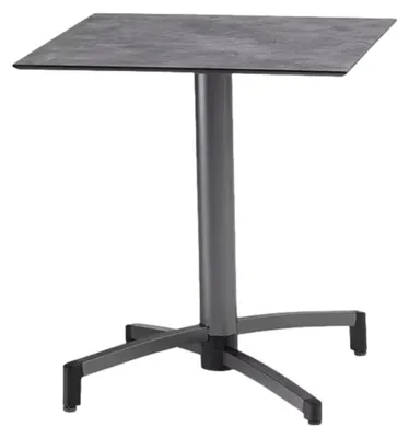 Produktbild von Kettler TUBE Balkon Gastrotisch Alu Klapptisch 70x70 cm Schiefer Anthrazit