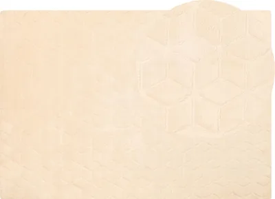 Obrázek produktu pro BELIANI Koberec z umělé zaječí kožešiny béžový 160 x 230 cm umělá polyesterová kožešina měkký huňatý s vysokým vlasem