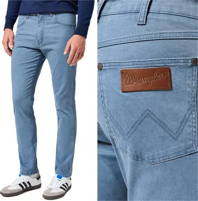 Obrázek produktu pro WRANGLER, Pánské džíny, Slim fit, LARSTON, W33 L34, Blau, Jeans, baggyjeans, buggy